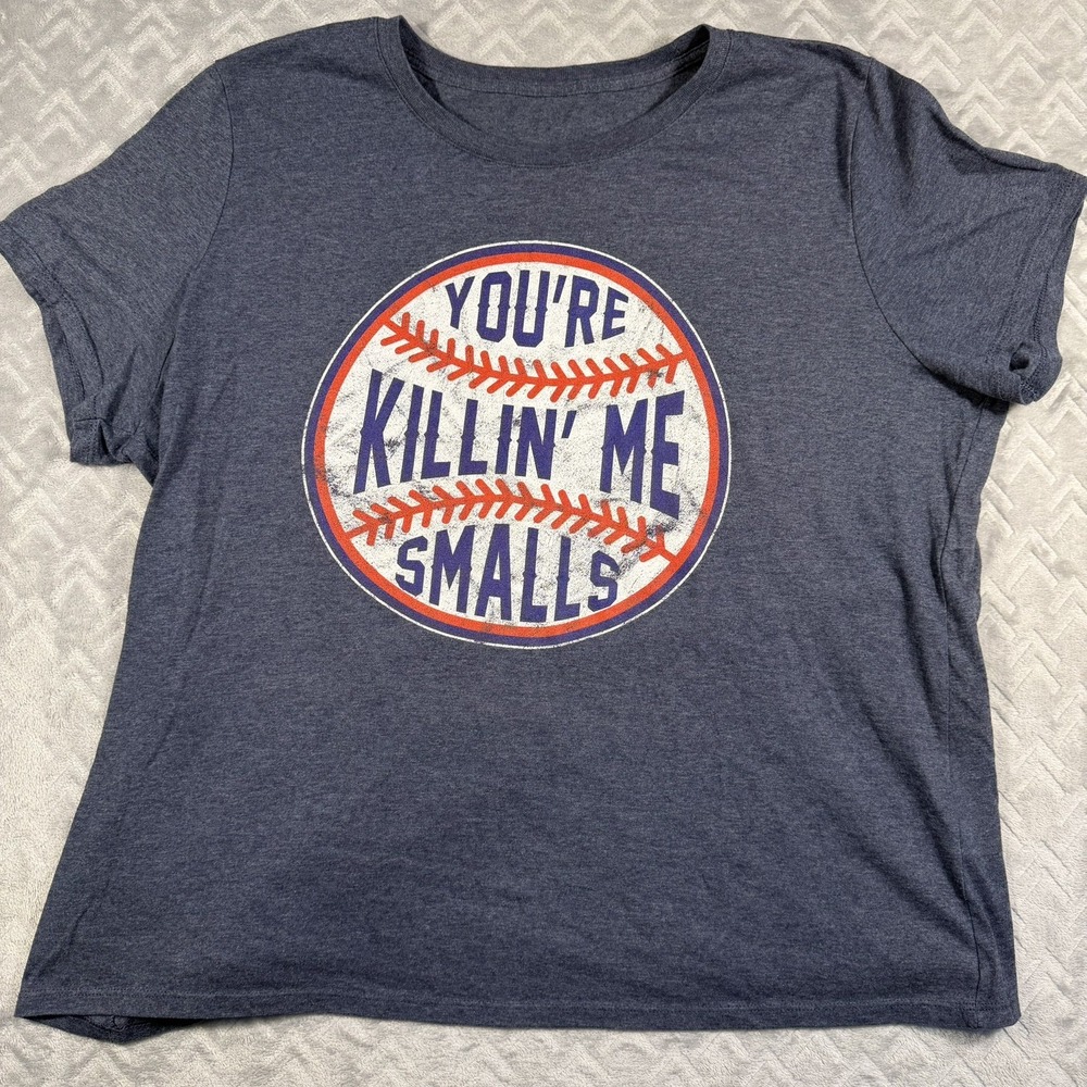 The Sandlot Movie "You're Killing Me Smalls" Blue T-Shirt Women's 2XL